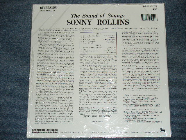 画像: SONNY ROLLINS -  THE SOUND OF SONNY / WEST-GERMANY Reissue Sealed LP