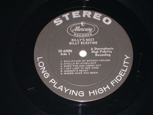 画像: BILLY ECKSTINE - BILLY'S BEST /1960 US ORIGINAL STEREO LP