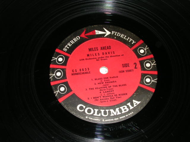 画像: MILES DAVIS - MILES AHEAD / 1962 US ORIGINAL 6 EYES LAVEL STEREO LP  